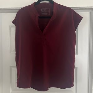 COPY - Figs burgundy Rafaela top